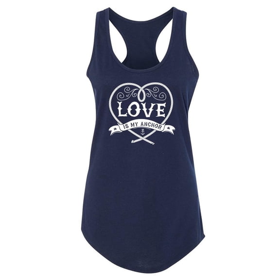 "love Is My Anchor" Tank Women -Image by Shutterstock, Female Large