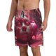 thumbnail image 2 of Fotbe Surreal Pink Headphones Trajes de Baño Estampados para Hombre, Shorts de Verano de Secado Rápido, Ropa de Playa, Bañadores-Small, 2 of 6