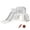 Grey, variant on Gymax 9 in 1 Toddler Slide L Shaped Kids Slide & Climber Playset w/ Basketball Hoop Yellow