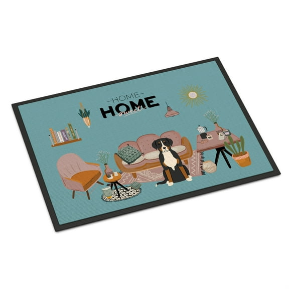 Greater Swiss Mountain Dog Sweet Home Door Mat