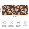 thumbnail image 3 of Pioneer Flower Floral Print Pattern Bathroom Rugs Mat, Non Slip Microfiber Bathroom Rug with Rubber Backing, Soft Mats for Bathroom Floor Tub Shower, 24"x60", 3 of 5