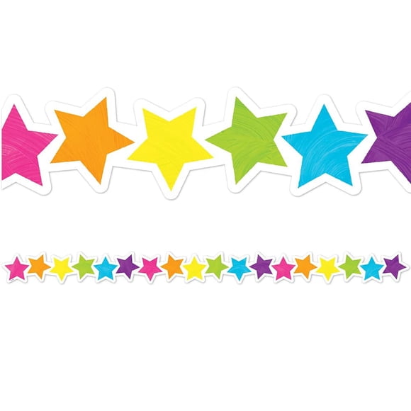 Border Trim Created Teacher Resources Brights 4Ever Stars 10,67 millones