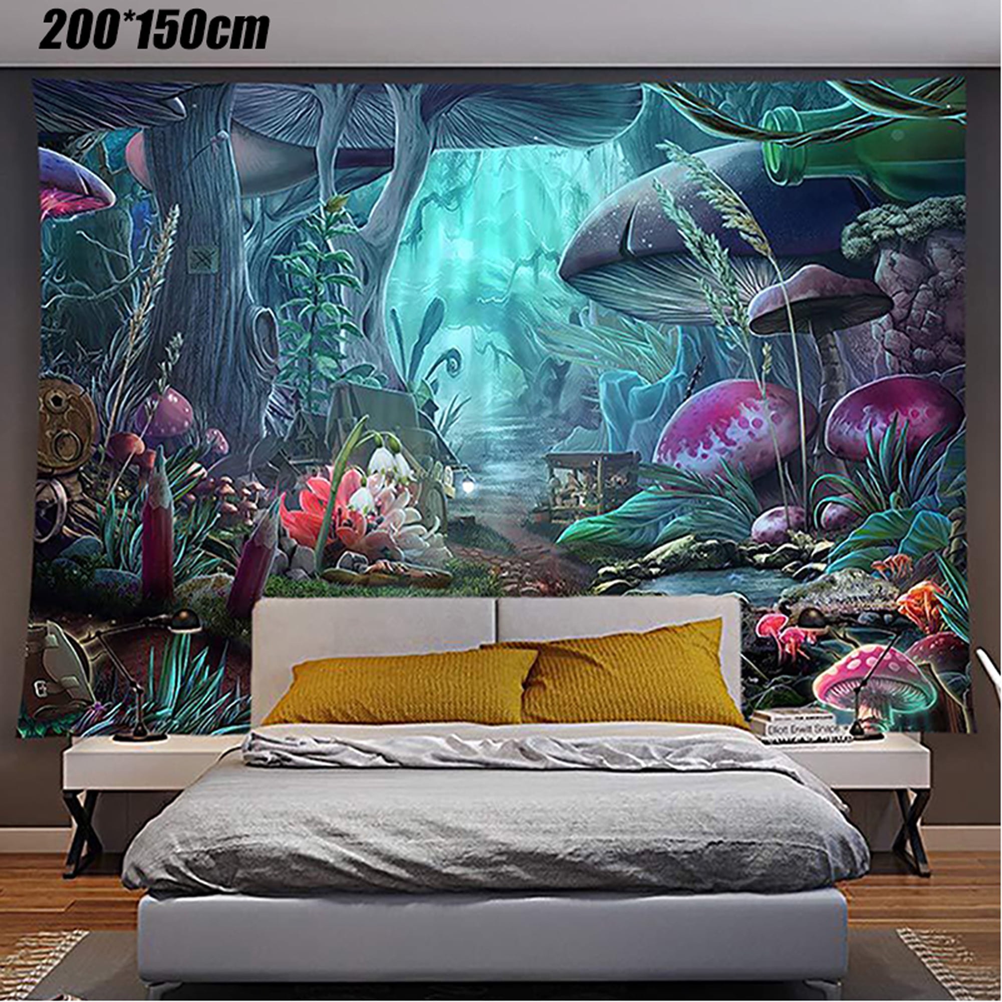 Colorful Cat Tapestry Wall Hanging Mandala Bedspread Indian Home Decor Tapestries Home Garden
