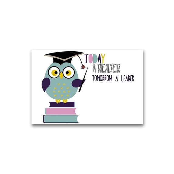 Cute Owl Leadership Quote Poster -Image by Shutterstock