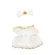 thumbnail image 3 of Vestido de muñeca de peluche de 15 cm con accesorio para el cabello Lindos vestidos de muñeca Disfraces Elegantes Fáciles de usar Hermosos accesorios, 3 of 7
