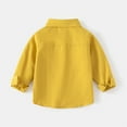thumbnail image 5 of Boys Button Down Shirts Boys Formal Outfit Boys Yellow Button Down Shirt School Shirts for Boys Boys Girls Fashion, 5 of 6