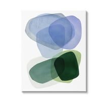 Stupell Industries Minimalist Opaque Shapes Abstract Painting Gallery Wrapped Canvas Art Print Wall Art, 24 x 30