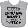 thumbnail image 3 of Inktastic My Mommy is a Respiratory Therapist and a Hero Boys or Girls Baby Bib, 3 of 4