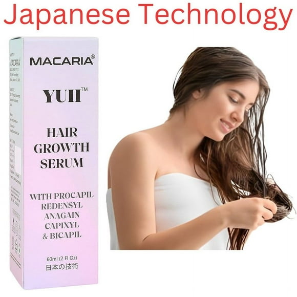 YUII serum for Strong Hair for Men & Women | anti frizz hair serum | hair serum men | hair serum for hair growth | for frizzy hair | hair oil serum for hair growth