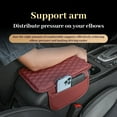 thumbnail image 2 of ASDIIT Car Center Console Cover Storage Waterproof and Anti-Fouling Car Central Armrest Pillow Protective Cover Saddle Brown, 2 of 6