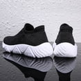 thumbnail image 4 of Zapatos para correr transpirables informales para exteriores, zapatos deportivos ligeros con cojín para hombre, zapatillas cómodas para caminar y trotar, zapatillas deportivas, 4 of 5