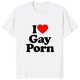 thumbnail image 4 of Camiseta de Humor divertido para hombre, camisa informal con estampado porno, I Love, Harajuku, LGBT, ropa de calle de manga corta, Hipster, 4 of 5