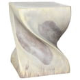 thumbnail image 5 of Home Square 20x16" Traditional Wood Big Twist End Table in Gray - Set of 2, 5 of 6