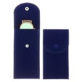 thumbnail image 1 of Funda de Reloj de Terciopelo Uxcell, Estuche de Viaje para Reloj Portátil, Bolsa de Almacenamiento Suave para Reloj con Almohadilla Interior de Botón a Presión para Regalo de Hombres y Mujeres, Azul, 1 of 6