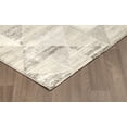 thumbnail image 3 of 6' x 9' Geometric Modern Contemporary Grey Cream Rug, 3 of 6