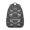 Grey-24, variant on Boho elephant pattern backpack with mandala floral tribal ethnic style, waterproof oxford cloth, comfy shoulder straps, suitable for Student' school, camping, and outdoor