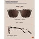 thumbnail image 5 of Gafas de Sol TIJN Polarizadas Clásicas Cuadradas UV400 para Hombre y Mujer, 5 of 6