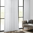 thumbnail image 5 of Rice White Heavy Faux Linen Curtain (1 Panel), Rice White, 50W X 120L, 5 of 8