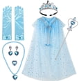 thumbnail image 1 of Txlixc Capa de princesa, collar de varita de la Corona de la chica Txlixc  moda, 1 of 2