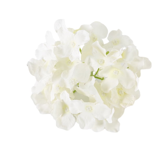maskred 10bags Beautiful Wedding Wall Decoration With Simulation Hydrangea Head Color Is Bright And Simulation Is High Cloth E51 Pure White