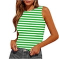 thumbnail image 2 of ZyeKqe Womens Ribbed Knit Tank Tops Crewneck Sleeveless Slim Fitted Shirts Striped Summer Casual Basic Tanks Tee Shirts, 2 of 5