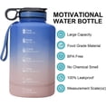 thumbnail image 2 of Wosthever Deportes del envase de los jarros del galón de la botella de agua de la motivación 3.78L Ropa Deportiva, Zapatos Azul rosado, 2 of 6