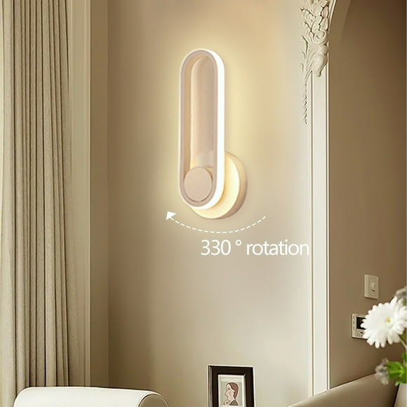 Vaidha Bedroom Bedside Led Light Modern 360ę³rotating Aisle Wall Light
