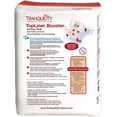 thumbnail image 3 of Tranquility TopLiner Disposable Absorbent Booster Contour Pads for Bowel Incontinence - Contour (21.5" x 13.5") - 5 Packs of 12 (60 Count), 3 of 7