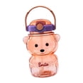 thumbnail image 2 of Botella para beber Soledad Cute Bear tubularis vaso portátil 1400ml violeta, 2 of 9