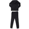 thumbnail image 2 of Boy's Jack Jones Junior Zero Sweat Tracksuit in Black, 2 of 2