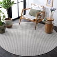 thumbnail image 3 of Safavieh Terrace Wight Geometric Indoor/Outdoor Area Rug, Ivory/Gray, 6'7" x 6'7" Round, 3 of 15