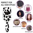 thumbnail image 3 of Nvzi Cows Print Comb Hair Brushes, Anti Static Massage Comb Hair Brush For All Hair Types, 3 of 5