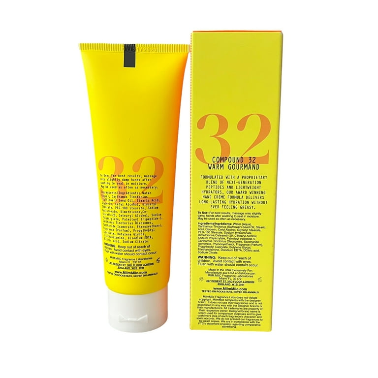 Miim Miic Fragrance Laboratories No 32 Warm Gourmand Hand Cream 4