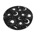 thumbnail image 2 of Lsque Crescent and Stars Round Bar chair cushion covers Velvet Fabric Premium Comfort Protects from Scratches and Stains for 14-17 Inch Chair- 13 inch, 2 of 7