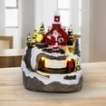 thumbnail image 4 of Billuyoard Estatuas decorativas de Navidad de estatuillas de resina caprichosas para dormitorio y restaurante Kits de decoración para fiestas Papa Noel, 4 of 6