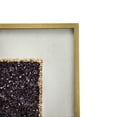 thumbnail image 4 of S/2 23.6x23.6" Lillian Purple Crystal Shadow Boxes Wall Décor, 4 of 6