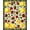 Yellow, Pattern 3, variant on ODIKA 4'x6' Machine Washable Non-Slip Area Rug, Strawberry Lemon Bathroom High Traffic Rug, White, 99043