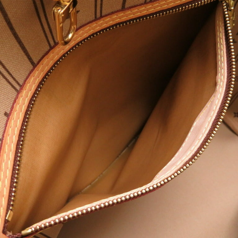 Louis Vuitton - Authenticated Neverfull Clutch Bag - Leather Brown for Women, Very Good Condition