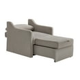thumbnail image 5 of Serta Hanson Twin Convertible Sleeper Chair, Flax Fabric, 5 of 5