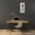 thumbnail image 3 of Nan 9x18 White Modern Wood Framed Museum Art Print Titled - Mays Arrival II, 3 of 4