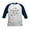 Navy/White, variant on CafePress - Class Of 2036 Graduate Baseball Jersey - Kids Cotton Baseball Jersey, 3/4 Sleeve Shirt
