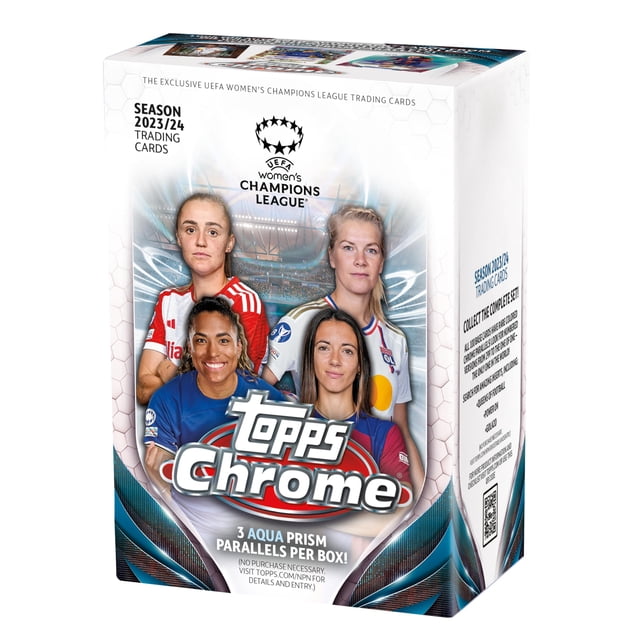 Caja de Cartas Coleccionables Topps Chrome UEFA Femenina 2023/24