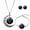Gemini, variant on Jewelry Set Pisces 12 Constellation Moon Necklace Earring Bracele GiftS for Mom Present for Women