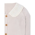 thumbnail image 3 of Modern Moments by Gerber Toddler Girl Woven Collar Sweater, Sizes 12M-5T, 3 of 6