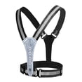 thumbnail image 2 of Almencla 3 Modes 8 DEL Lumineuses Gilet Réfléchissant Lumineux pour Hommes Femmes Course de Nuit Marche Type A Noir, 2 of 8
