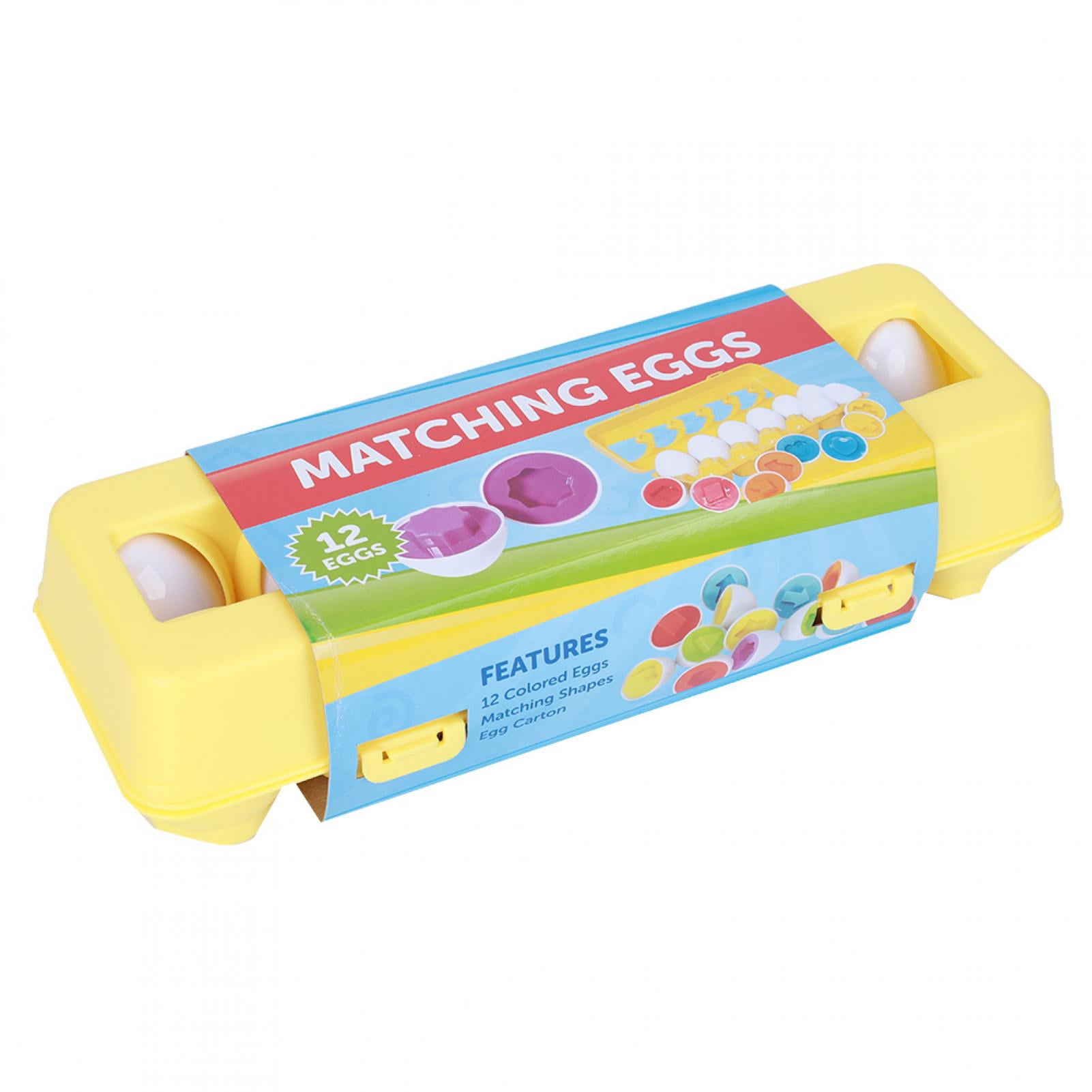 Recognition Game Matching Eggs Toy, Early Educational Play For Kids