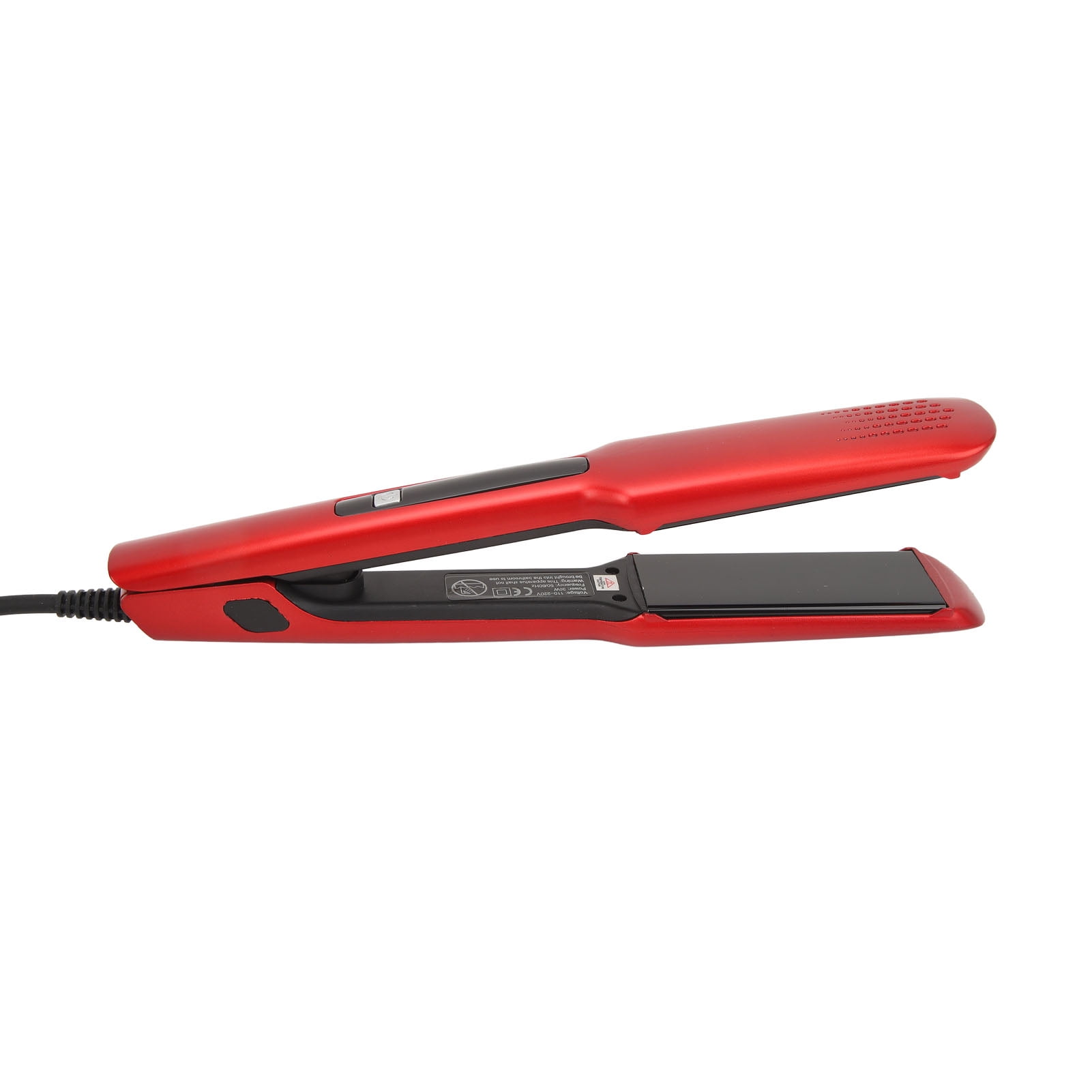Hair Curler, Negative Ion US Plug 110-220V Wide Application Hair Straightener  for Home Red