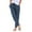 Dark Blue, variant on Green Women's Casual Pants Womens Tapered Pants Drawstring Back Elastic Waist Pants Casual Trousers With Pockets Womens Work Pants