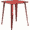 Red, variant on Flash Furniture Commercial Grade 31.5" Square White Metal Indoor-Outdoor Bar Height Table
