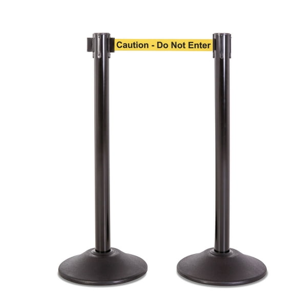 US Weight Heavy Duty Premium Steel Stanchion with 7.5-Foot Retractable Belt (More Colors Available)